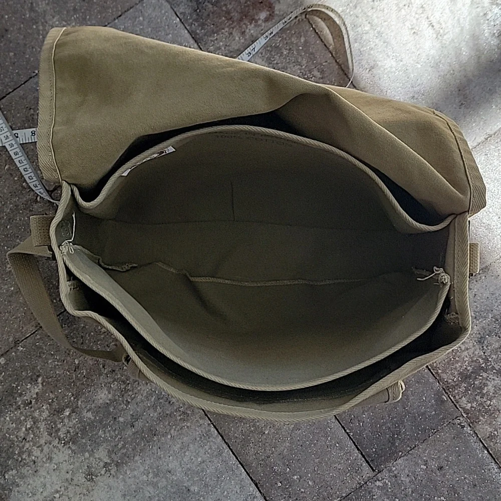 Banana Republic Heavy Canvas Paratrooper Messenger Bag